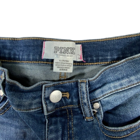 Pink Victoria’s Secret denim shorts - Picture 3 of 5